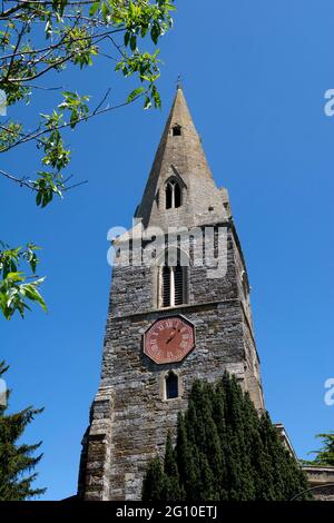 St. Andrew`S Church, Broughton, Northamptonshire, Inghilterra, Regno Unito Foto Stock