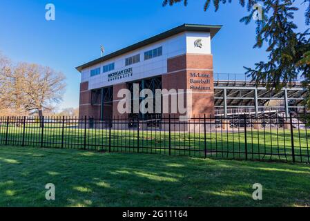 McLane Baseball Stadium nel campus della Michigan state University Foto Stock