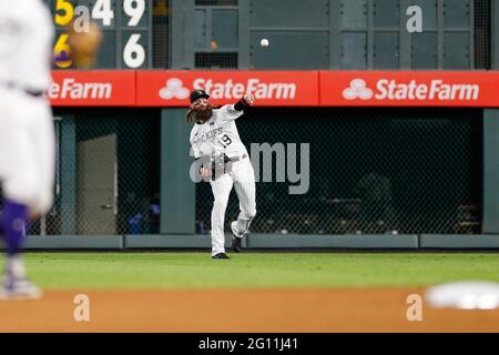 Colorado Rockies right fielder Charlie Blackmon (19) warms up before a  baseball game against the New York Mets on Friday, Aug. 26, 2022, in New  York. (AP Photo/Jessie Alcheh Stock Photo - Alamy