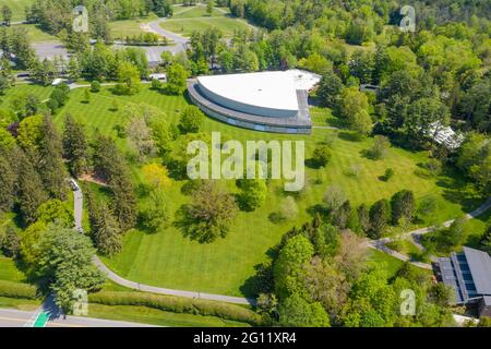 Koussevitzky Music Shed, Tanglewood, Boston Symphony Orchestra, Lenox, Massachusetts Foto Stock