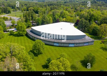 Koussevitzky Music Shed, Tanglewood, Boston Symphony Orchestra, Lenox, Massachusetts Foto Stock