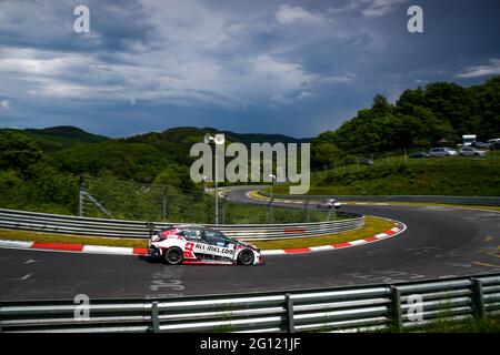 Nurburg, Germania. 04 giugno 2021. FIA WTCR Race of, Germania. , . 1° appuntamento della Coppa del mondo di Auto Touring 2021 della FIA, sul Nurburgring Nordschleife, dal 3 al 6 giugno 2021 a Nurburg, Germania - Photo Florent Gooden/DPPI/LiveMedia Credit: Independent Photo Agency/Alamy Live News Foto Stock