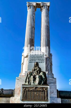 Maine Memorial, vedado, l'Avana, Cuba Foto Stock