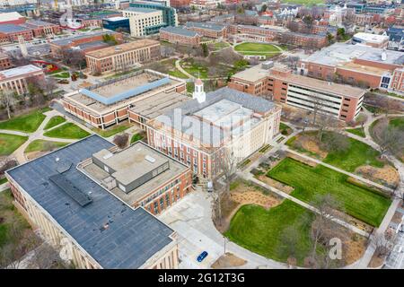 Love Library, UNL, Università del Nebraska-Lincoln, NE, USA Foto Stock