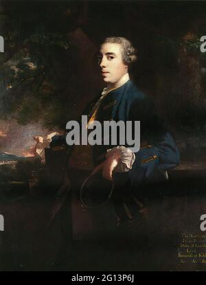 Sir Joshua Reynolds - James Fitzgerald Duke Leinster 1753 Foto Stock