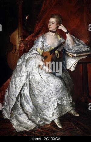 Thomas Gainsborough - Ann Ford più tardi la signora Philip Thicknesse Foto Stock