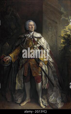 Thomas Gainsborough - Giovanni Campbell 4° duca Argyll Foto Stock