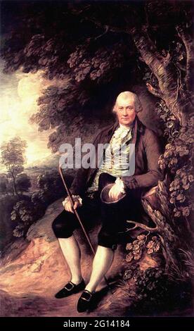 Thomas Gainsborough - Squire John Wilkinson C 1776 Foto Stock