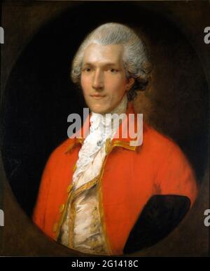 Thomas Gainsborough - Sir Benjamin Thompson più tardi Conte Rumford 1753 1814 Foto Stock