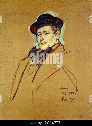 Toulouse-Lautrec - Henri Gabriel Ibels 1893 Foto Stock