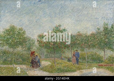 Vincent Van Gogh - Giardino con Courting Couples Square Saint Pierre Foto Stock