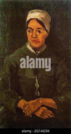 Vincent Van Gogh - Peasant Donna seduta 1885 Foto Stock