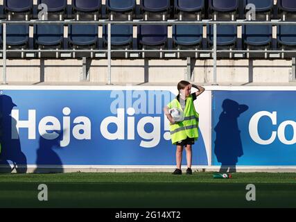 Linköping 20210604Frigato nel Damallsvenskan tra il FC-Hammarby di Linköping all'arena di Linköping. Foto Gippe Gustafsson Foto Stock