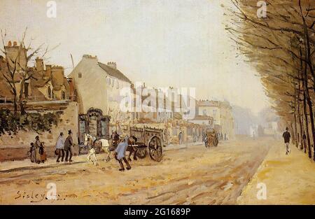 Alfred Sisley - Boulevard Heloise Argenteuil 1872 Foto Stock