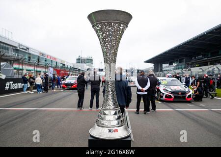 Nordschleife, Germania. 05 giugno 2021. Il Trofeo WTCR durante la gara tedesca FIA WTCR 2021, 1° round della Coppa del mondo di Auto Touring FIA 2021, sul Nurburgring Nordschleife, dal 3 al 6 giugno 2021 a Nurburg, Germania - Photo Florent Gooden / DPPI / LiveMedia Credit: Independent Photo Agency/Alamy Live News Foto Stock