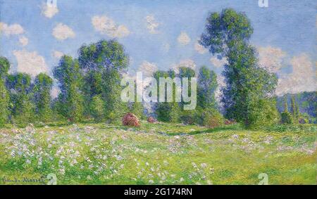 Claude Monet - effet De Printemps Giverny Foto Stock