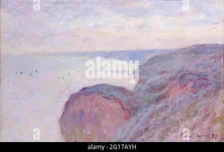 Claude Monet - ripide scogliere nei pressi di Dieppe Foto Stock