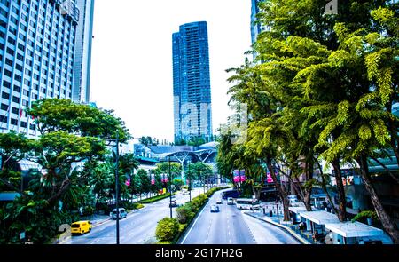Singapore, ufficialmente la Repubblica di Singapore, è una città-stato di isola sovrana nel sud-est asiatico marittimo. Foto Stock