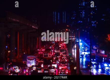 Goregaon è un sobborgo della città di Mumbai, nel distretto suburbano di Mumbai in India. Foto Stock