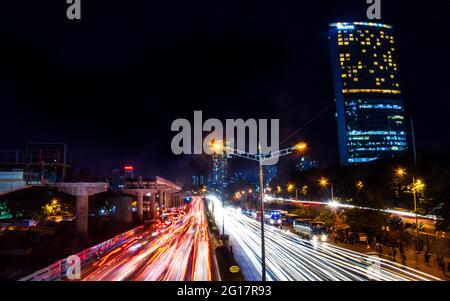 Goregaon è un sobborgo della città di Mumbai, nel distretto suburbano di Mumbai in India. Foto Stock