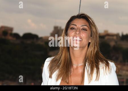 Montecarlo, Montecarlo. 05 giugno 2021. Montecarlo Fil Festival - cena di gala presso lo Yachting Club. Nella foto: ELISA Isoardi Credit: Independent Photo Agency/Alamy Live News Foto Stock