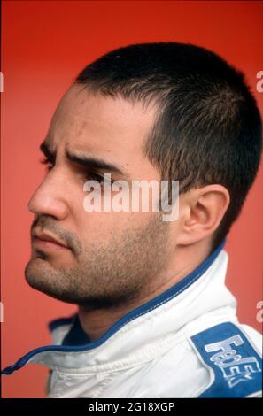 Circuito de Catalunya nei pressi di Montmelo Spagna 26.1.2002, Motorsport: Formula uno test invernale - Juan Pablo MONTOYA, Williams Foto Stock