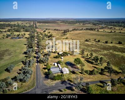 L'aereo abbandonato Riverleigh state School vicino a Mundubbera North Burnett Queensland Australia Foto Stock