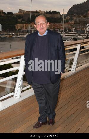 Montecarlo Fil Festival - cena di gala presso lo Yachting Club. Nella foto: Giancarlo Magalli Foto Stock