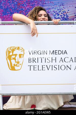Londra, Regno Unito. 6 Giugno 2021. Rose Matafeo arriva al BAFTA TV Awards, BBC Television Center, Londra. Credit: Doug Peters/Alamy Live News Foto Stock