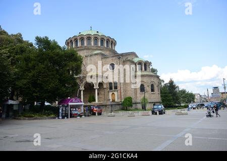 Chiesa di Hagia Nedelja a Sofia, Bulgaria. Foto Stock