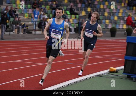 06-06-2021: Atletiek: FBK Giochi: Hengelo HENGELO, PAESI BASSI - 6 GIUGNO: Robin Arts dei Paesi Bassi, Jurgen Wielart dei Paesi Bassi durante la FB Foto Stock