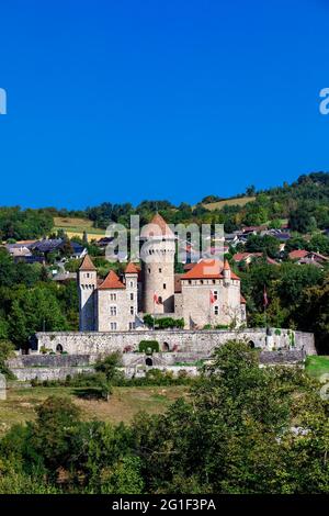 FRANCIA, ALTA SAVOIA, LOVAGNY, CASTELLO DI MONTROTTIER Foto Stock