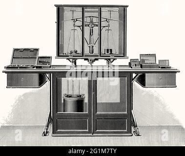 Bilancia, fine del XIX secolo Foto Stock