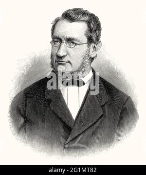 Julius Robert von Mayer, 1814 – 1878, medico, chimico e fisico tedesco Foto Stock