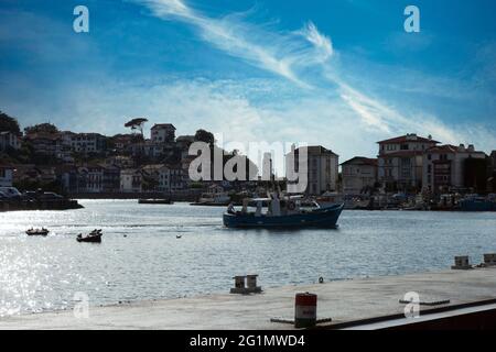 Paesi Baschi, Francia, Aquitania, varie viste Foto Stock