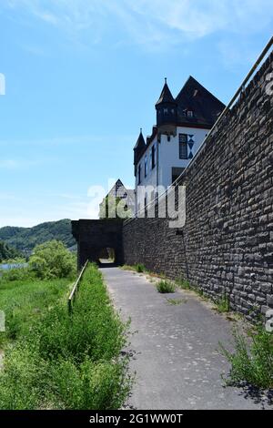 Strada principale attraverso Oberburg Foto Stock