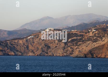 Approccio a Heraklion/Grecia - a bordo di TUI Crociere Mein Schiff Herz Foto Stock