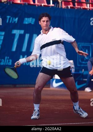 Tennista rumeno Dinu Pescariu, anni '90 Foto Stock