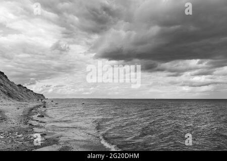 Paesaggio, si tratta di un lungomare da Kiel in Germania Foto Stock