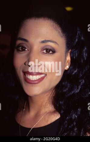 Florence Griffith Joyner, conosciuto anche come Flo-Jo, partecipa alla Make-A-Wish Foundation di New York il 13 luglio 1995. Foto: Henry McGee/MediaPunch Foto Stock