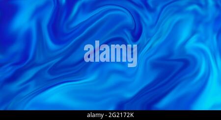 Flusso dinamico liquido incandescente. Rivestimento fluido dal design trendy. Illustrazione del progetto. Marmo liquido disegno astratto pittura sfondo Foto Stock