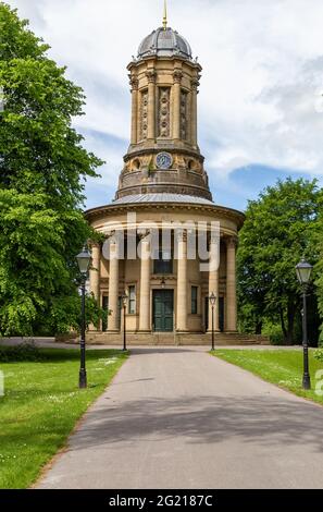 Saltaire United Reformed Church nello Yorkshire, Inghilterra. Foto Stock