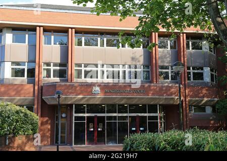 Magistrates Court, Little Park Street, City Center, Coventry, West Midlands, Inghilterra, Gran Bretagna, Regno Unito, Europa Foto Stock