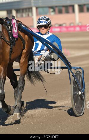 210530 - evento di trotting Elitloppet sul circuito di Solvalla a Stoccolma, Svezia. Foto di alta qualità Foto Stock