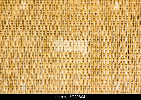 Artigianato thailandese di bambù tessitura modello per l'uso di sfondo Foto Stock