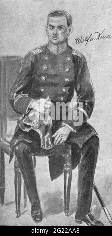 giustizia, cause legali, Moltke contro Harden, luogotenente Wolf von Kruse, DIRITTI-AGGIUNTIVI-AUTORIZZAZIONE-INFORMAZIONI-NON-DISPONIBILI Foto Stock