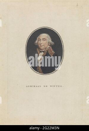 Ritratto di Jan Willem de Winter. Ritratto di Jan Willem de Winter, ammiraglio e capitano della flotta olandese. Foto Stock