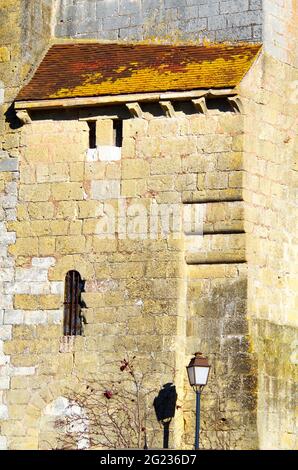 La Chiesa o la Cappella di St Laurent, Montmorillon, Francia Foto Stock