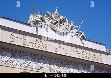 Italia, Roma, Teatro Argentina Foto Stock