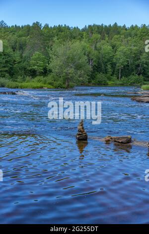 Tahquamenon Falls state Park nella penisola superiore del Michigan Foto Stock